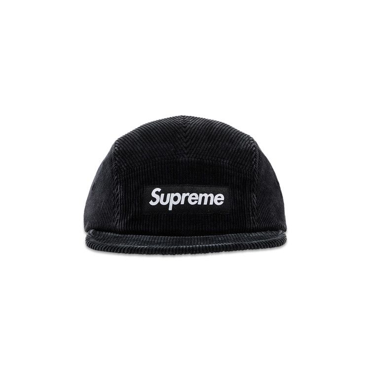 Supreme Corduroy Camp Cap 'Black'