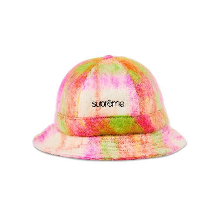 Supreme Mohair Plaid Bell Hat 'Multicolor'