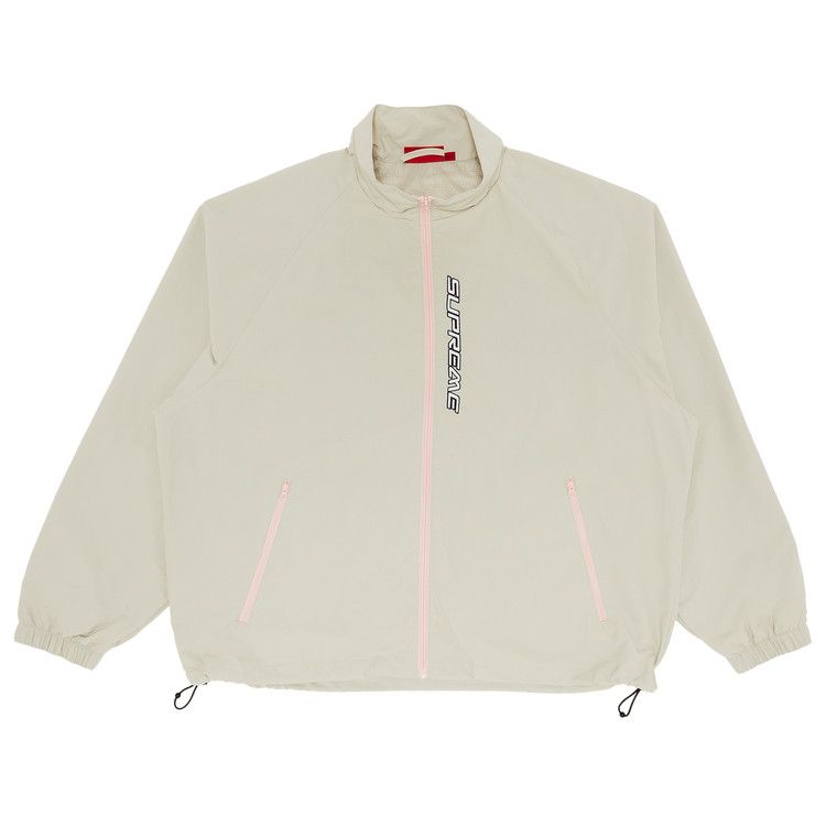 Supreme Contrast Zip Track Jacket 'Tan'