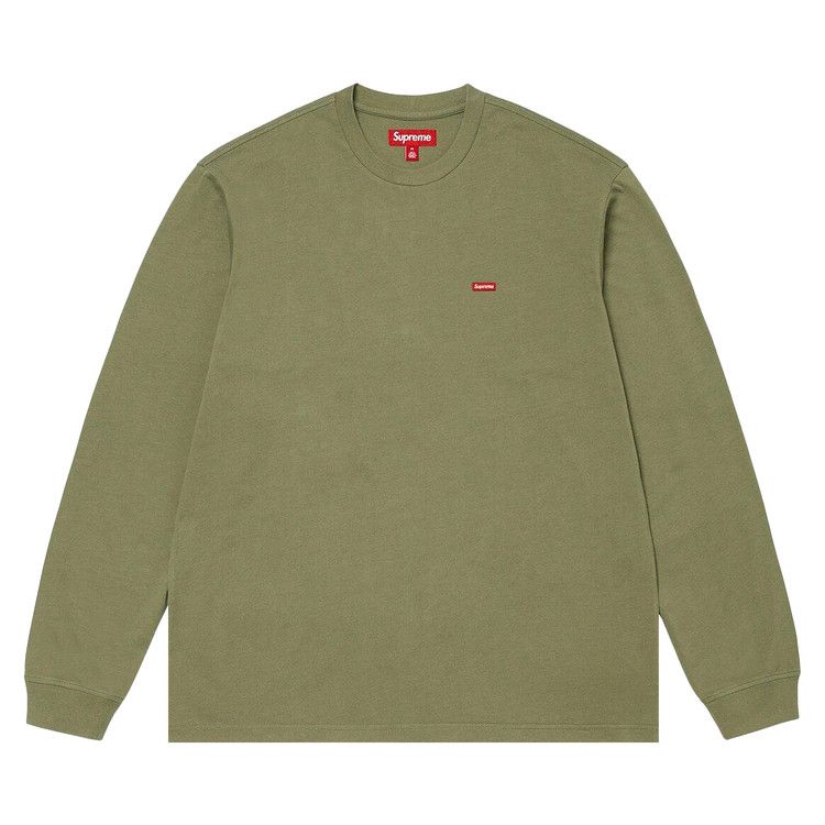 Supreme Small Box Long-Sleeve Tee 'Washed Olive'