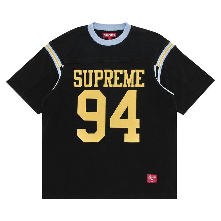 Supreme Split Short-Sleeve Football Top 'Black'