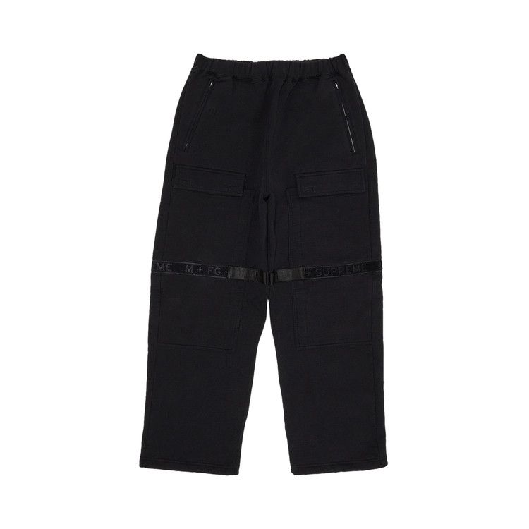 Supreme x Martithé + François Girbaud Shuttle Tape Cargo Sweatpant 'Black'