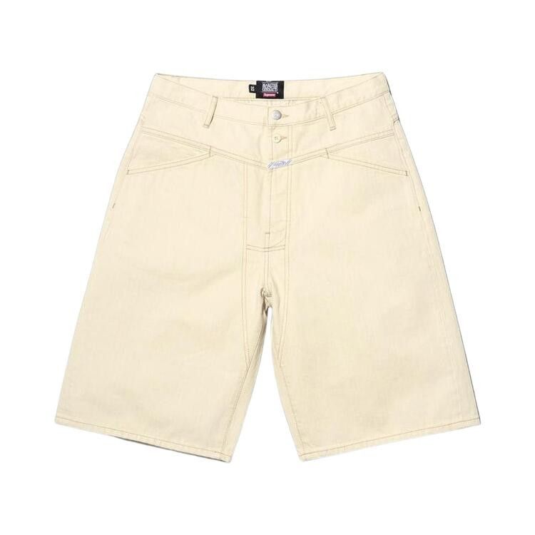 Supreme x Martithé + François Girbaud X-Seam Baggy Denim Short 'Pale Yellow'