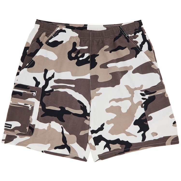 Supreme Cargo Water Short 'Snow Camo'