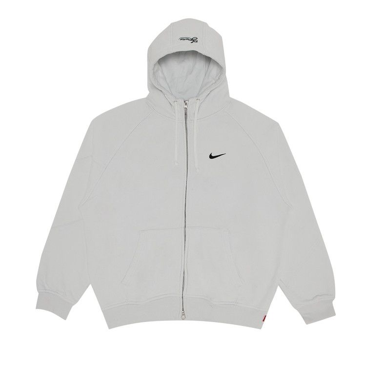 Supreme x Nike Zip Up Hooded Sweatshirt 'White'
