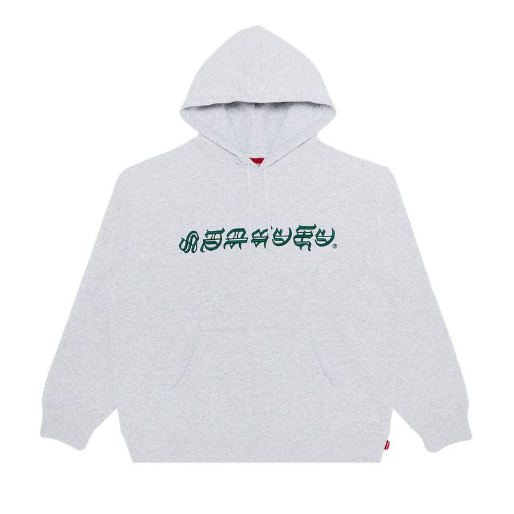 Supreme Blackletter Hooded Sweatshirt 'Ash Grey'