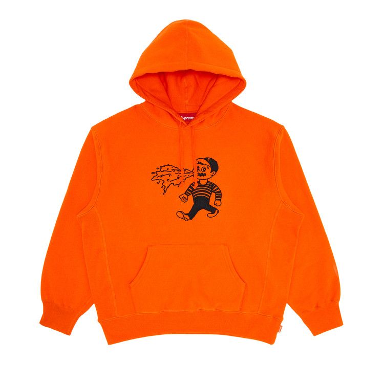 Supreme x Homerun Hooded Sweatshirt 'Orange'