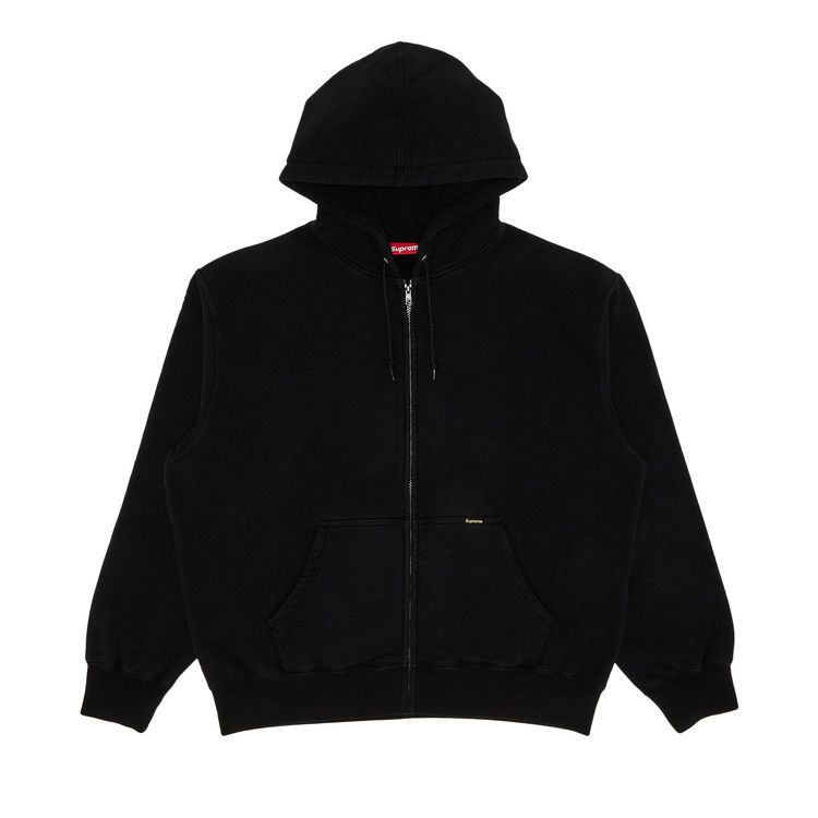 Supreme Work Zip Up Hooded Sweatshirt 'Black'