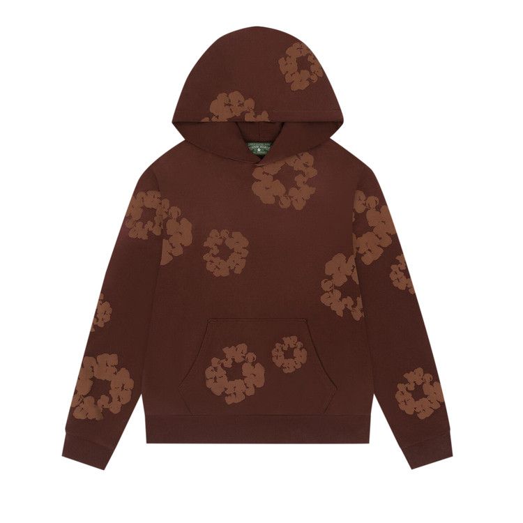 Denim Tears Mono Cotton Wreath Hoodie 'Brown'