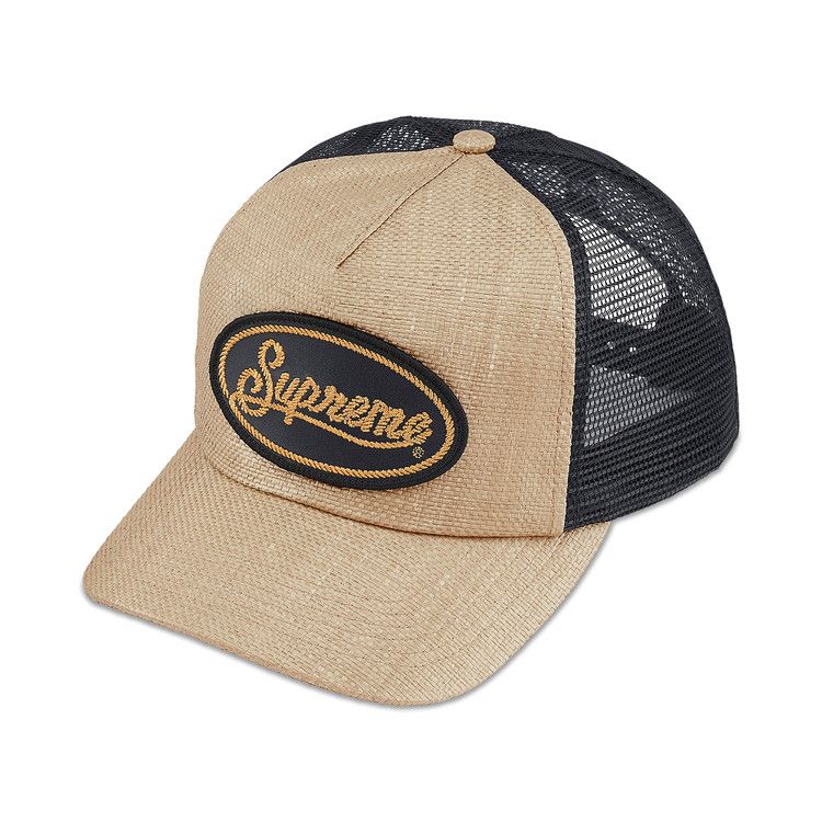 Supreme Raffia Mesh Back 5-Panel 'Tan'