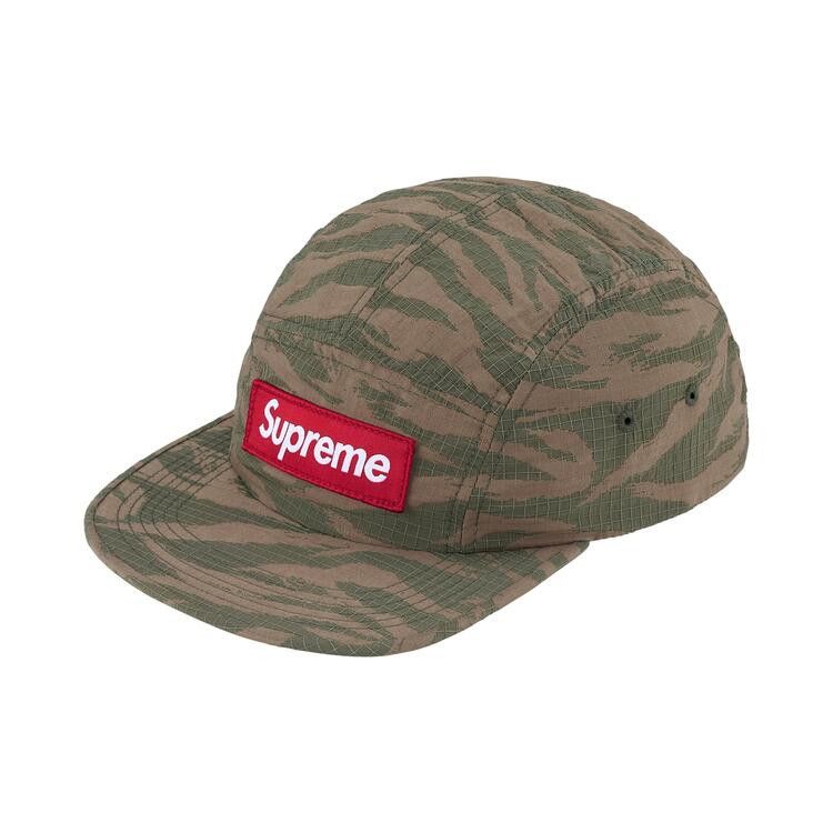 Supreme Tiger Camo Ripstop Camp Cap 'Olive'
