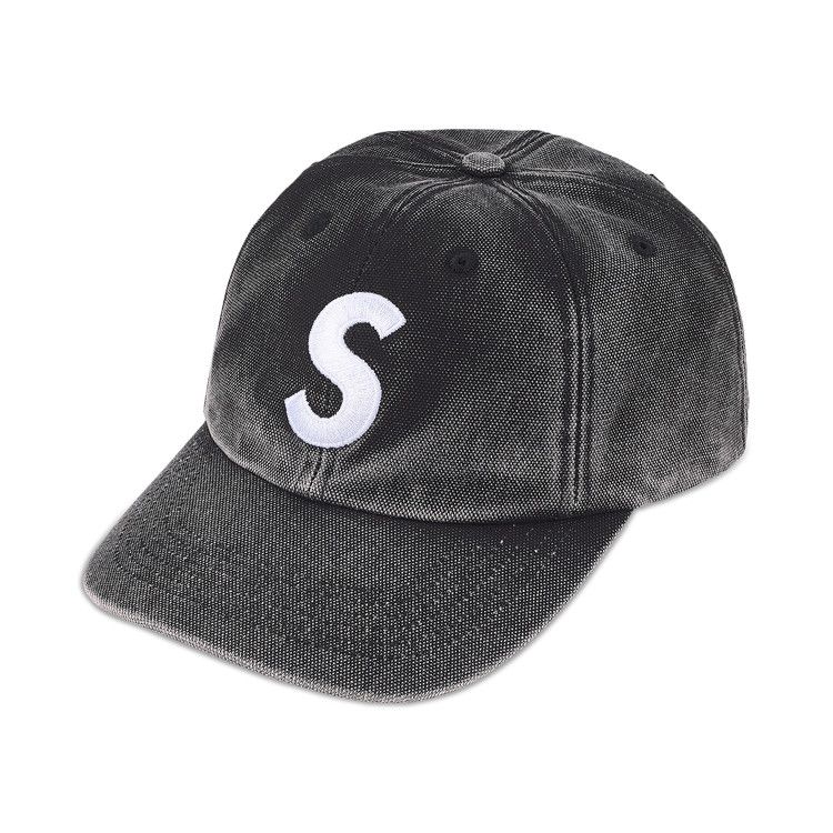 Supreme Pigment Coated S Logo 6-Panel 'Black'