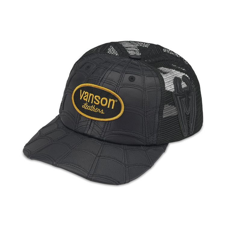Supreme x Vanson Leathers Spider-Man Mesh Back 6-Panel 'Black'