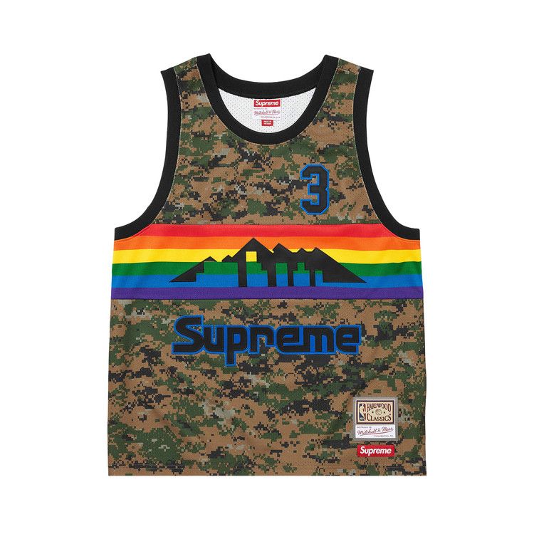 Supreme x Mitchell & Ness Teams Jersey 'Digi Camo'