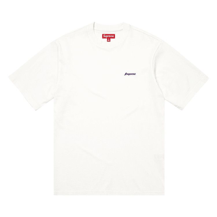 Supreme Washed Short-Sleeve Top 'White'