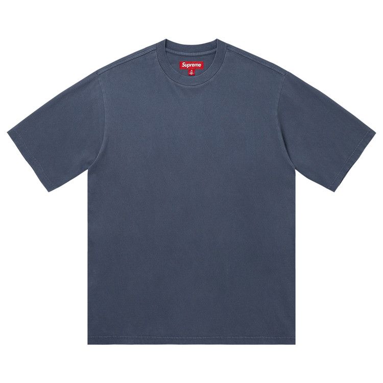Supreme Rhinestone Script Short-Sleeve Top 'Navy'