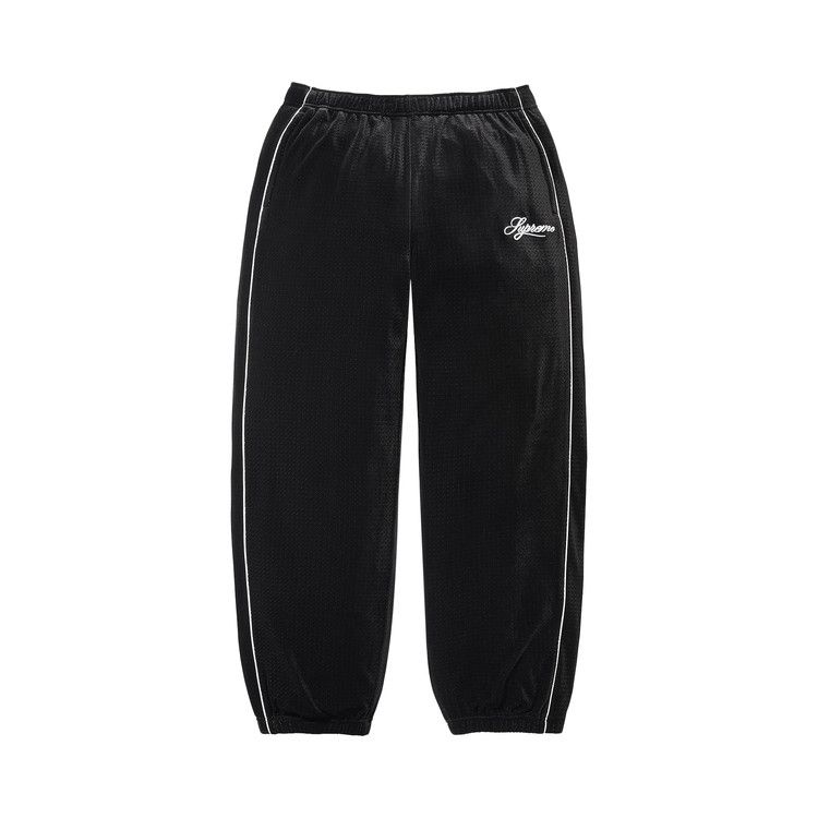 Supreme Velour Mesh Track Pant 'Black'