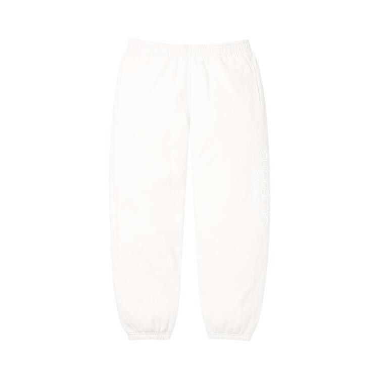 Supreme Classic Logo Sweatpant 'White'