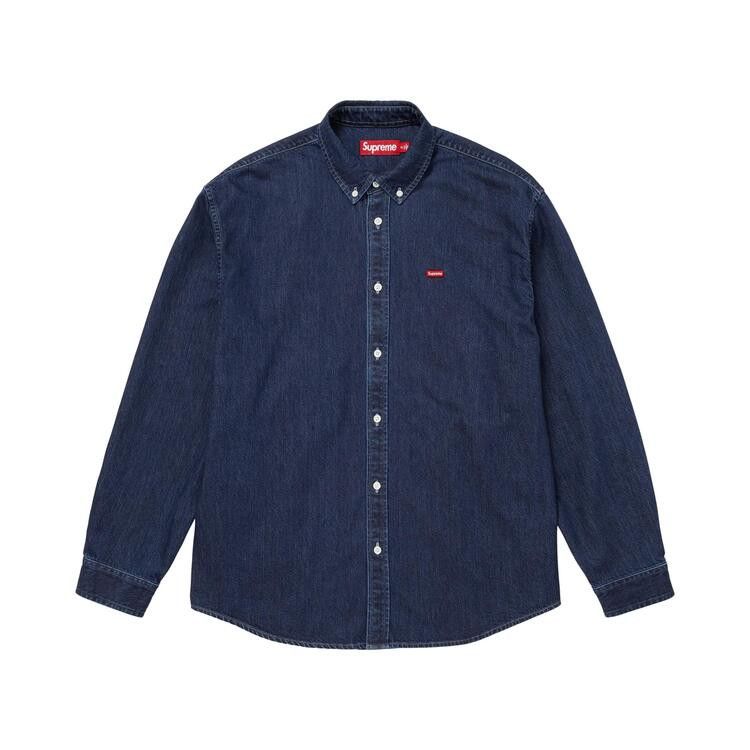 Supreme Small Box Denim Shirt 'Indigo'