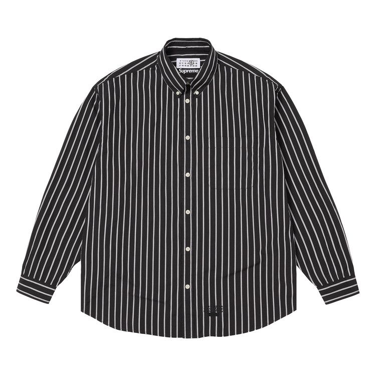 Supreme x MM6 Maison Margiela Stripe Shirt 'Black'