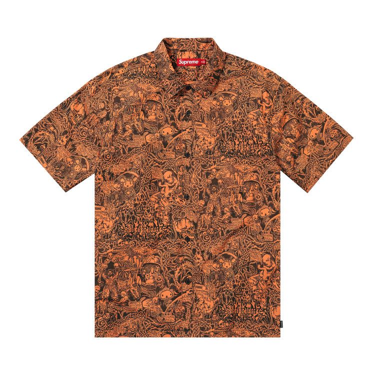 Supreme Wombat Short-Sleeve Shirt 'Orange'