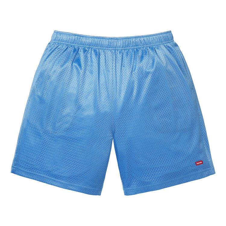 Supreme Small Box Baggy Mesh Short 'Light Blue'