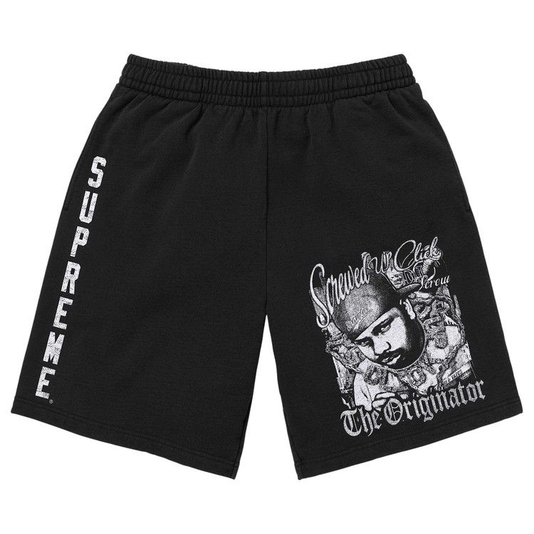 Supreme x Dj Screw Sweatshort 'Black'