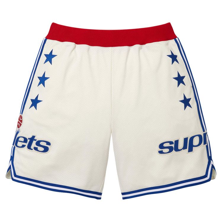 Supreme x Mitchell & Ness Teams Short 'White'