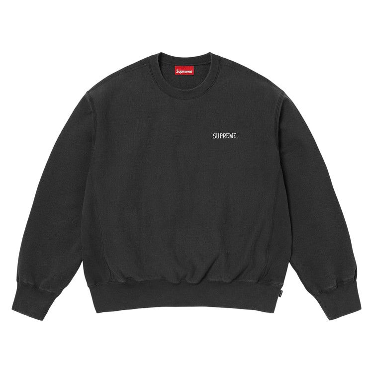 Supreme Washed Crewneck 'Black'