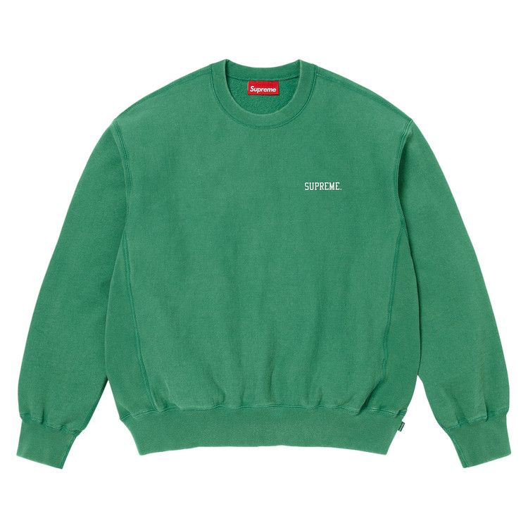 Supreme Washed Crewneck 'Green'