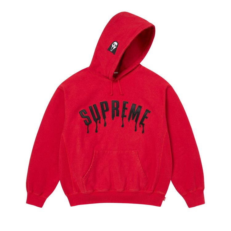 Supreme Ghostface Arc Hooded Sweatshirt 'Red'