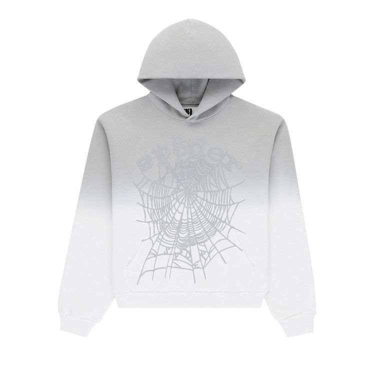 Sp5der OG Web V2 Ombre Hoodie 'Sport Grey'
