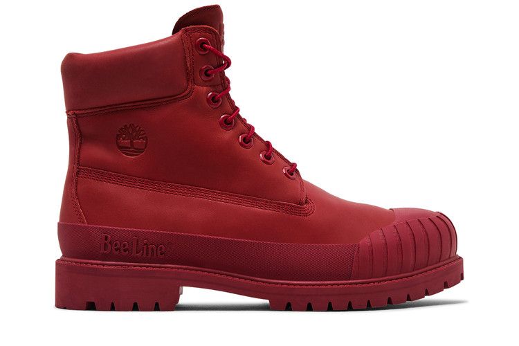 Bee Line x Timberland 6 Inch Rubber-Toe Waterproof Boot 'Medium Red'