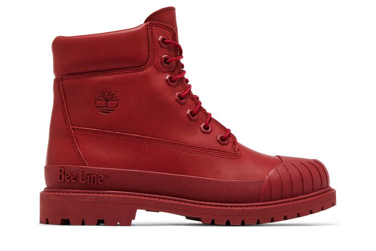 Bee Line x Timberland Wmns 6 Inch Rubber-Toe Waterproof Boot 'Red'
