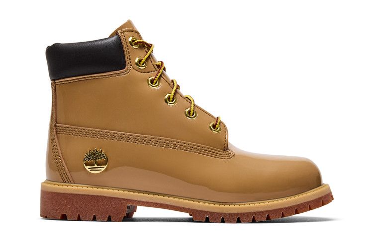 Timberland 6 Inch Premium Waterproof Boot Patent Big Kid 'Wheat'