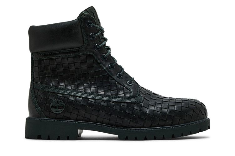 Timberland 6 Inch Premium Boot 'Woven Leather - Dark Green'