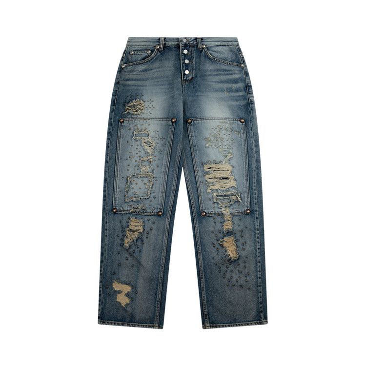 Thug Club Vintage Double Knee Pants 'Blue'