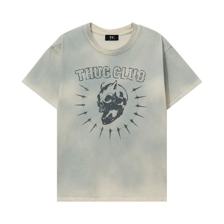 Thug Club Vintage Riding Skull T-Shirt 'Cream'