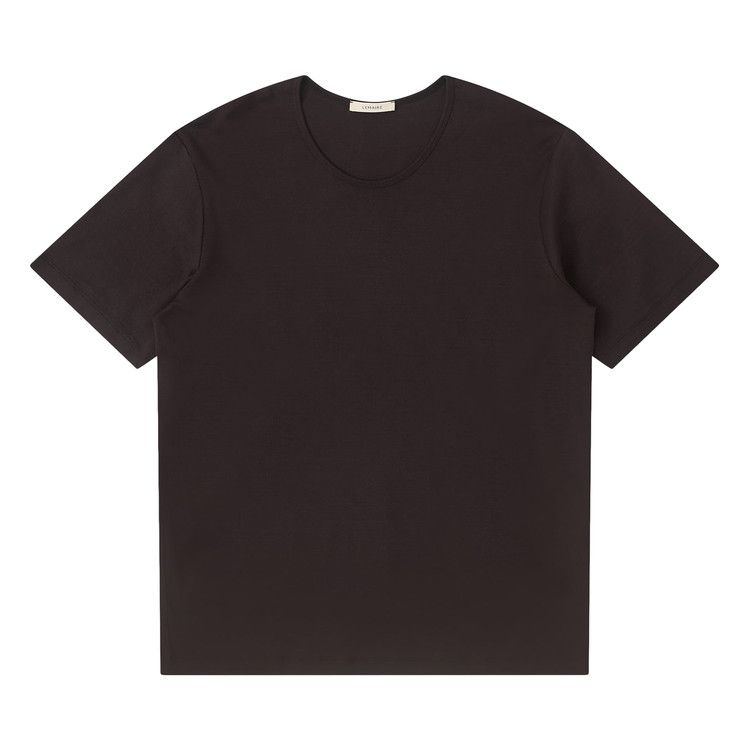 Lemaire Rib U Neck T-Shirt 'Squid Ink'