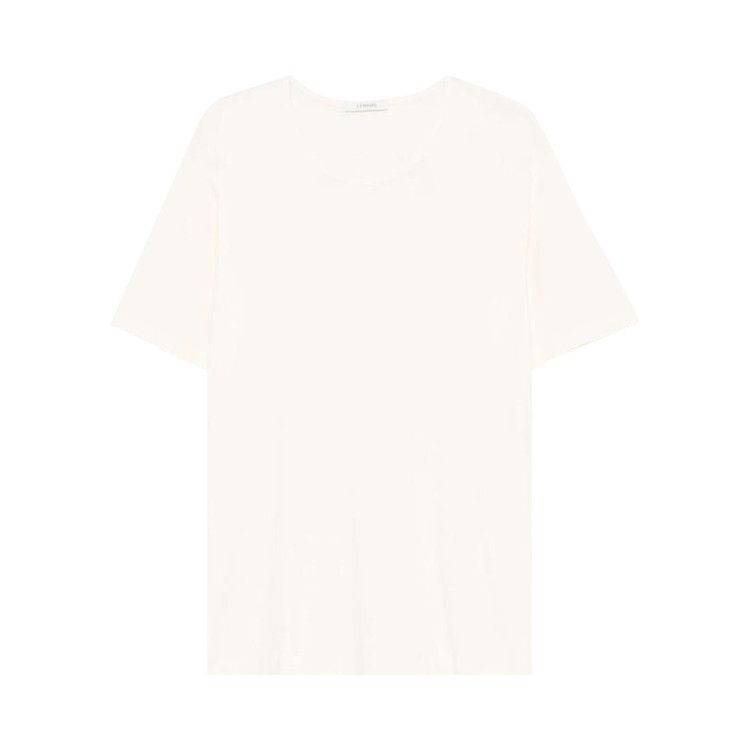 Lemaire Rib U Neck T-Shirt 'Light Cream'