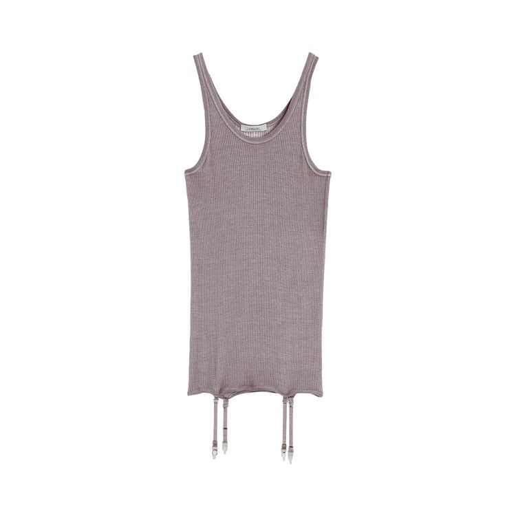 Lemaire Seamless Rib Tank Top 'Misty Mauve'