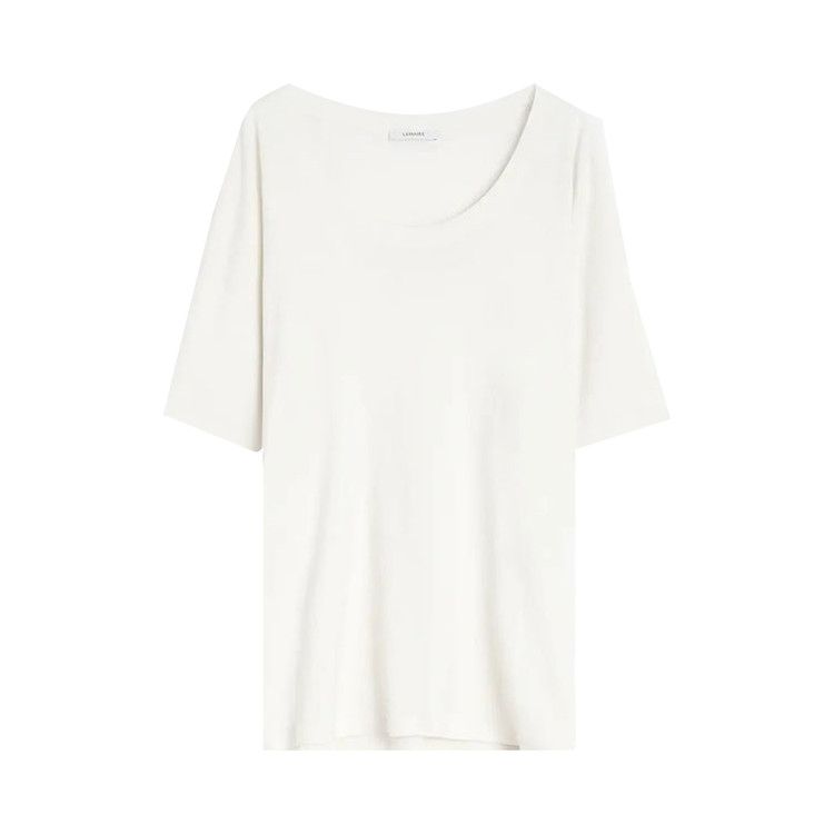 Lemaire Rib T-Shirt 'Light Cream'