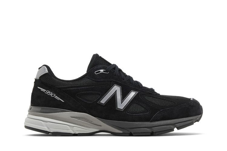 New Balance Men's 990v4 Made in USA 'Black Silver' 2023