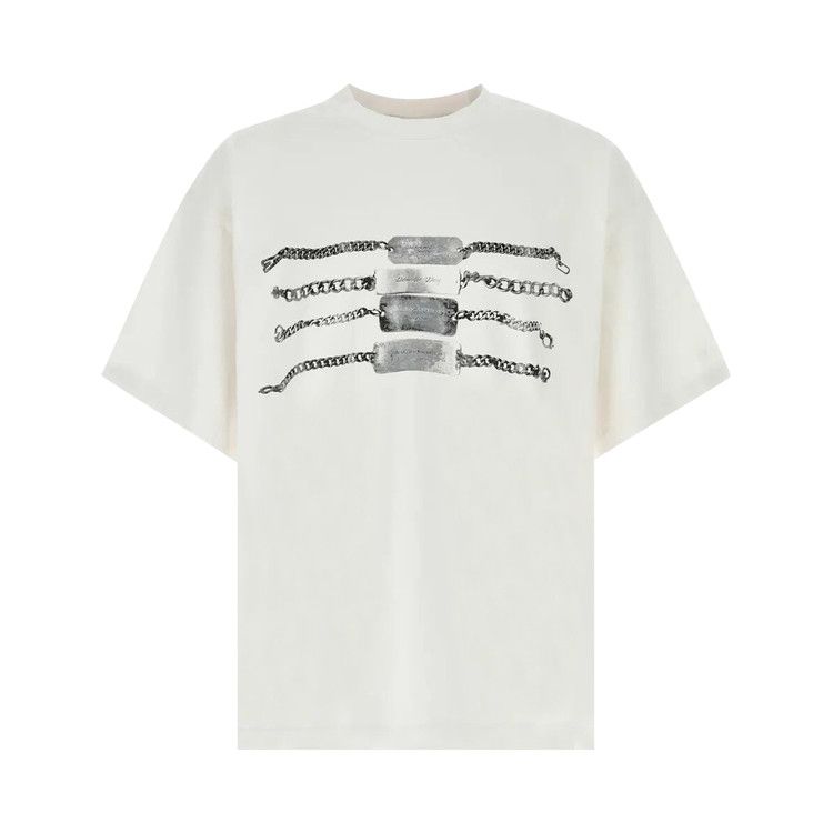 Alexander Wang Chain Graphic Short-Sleeve Tee 'White'
