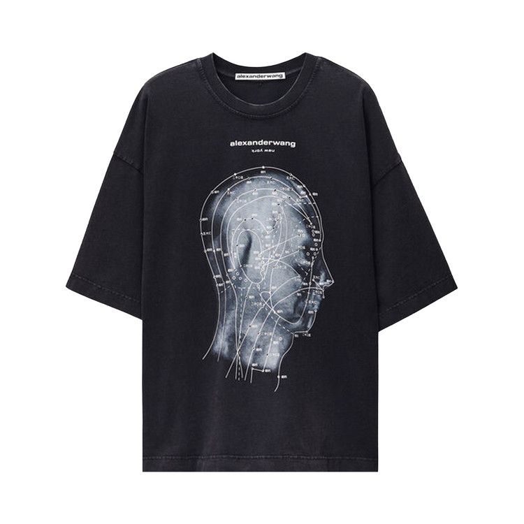 Alexander Wang Eastern Medicine Graphic Short-Sleeve Tee 'Washed Black'