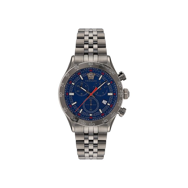 Versace Hellenyium Chrono Bracelet Watch 'Gun'