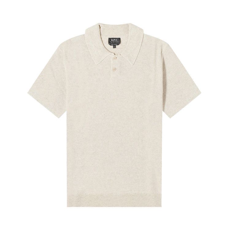 A.P.C. Jay Knit Polo 'Beige'