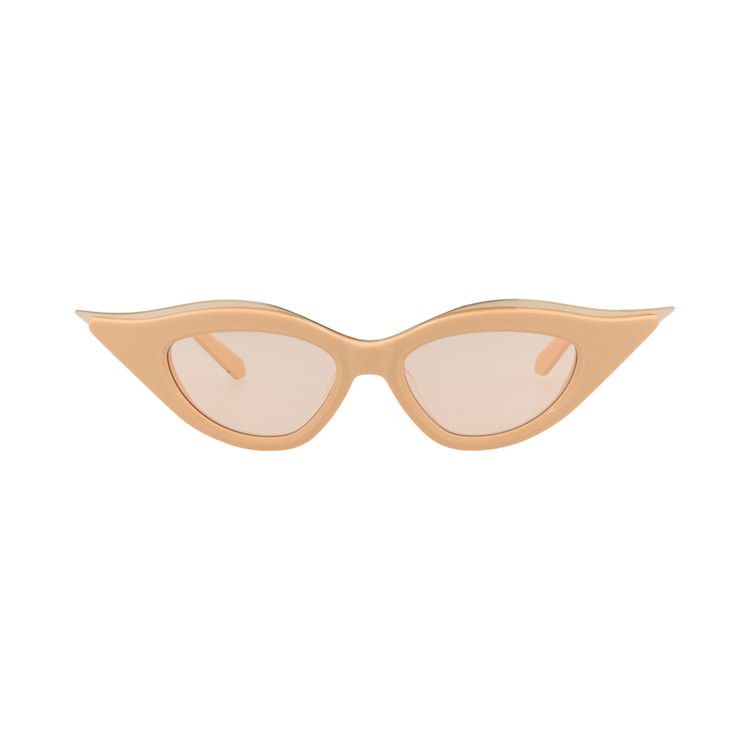 Valentino Cat Eye Frame Acetate/Titanium Sunglasses 'Beige/Nude'