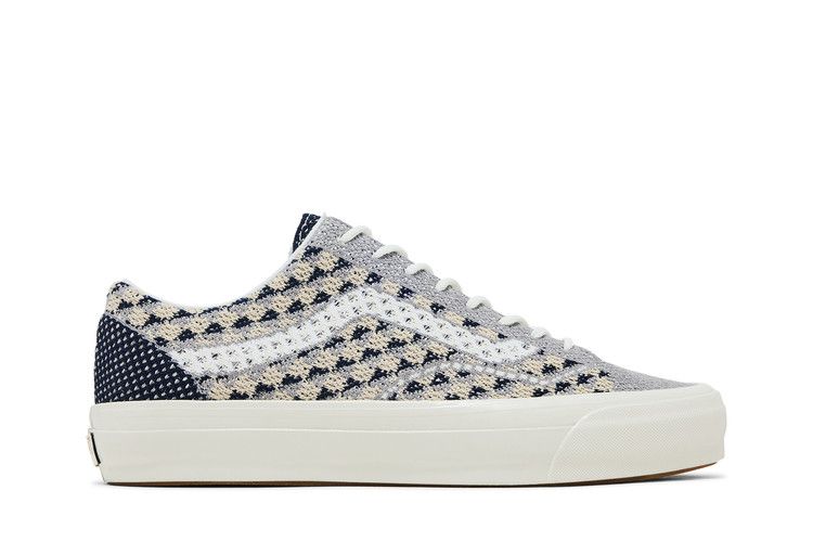 Vans Premium Old Skool 'Knit Pack - Geo Check Frost Grey'