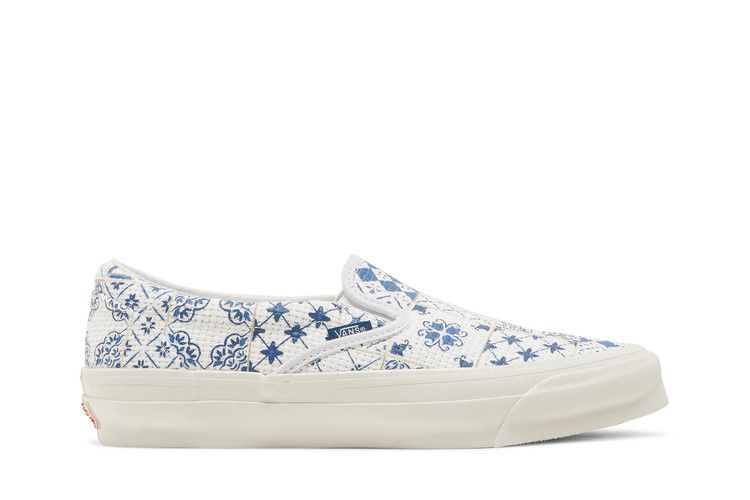Kith x Vans OG Classic Slip-On LX 'Azulejo Tile'
